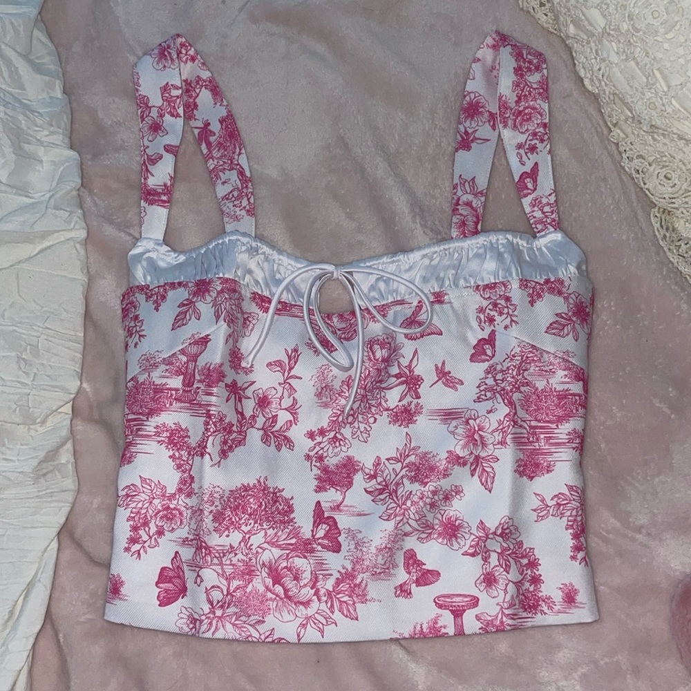 NWT Beginning Boutique Til Forever Pink Top